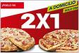Oferta 2x1 Telepizza hasta 5 ingredientes